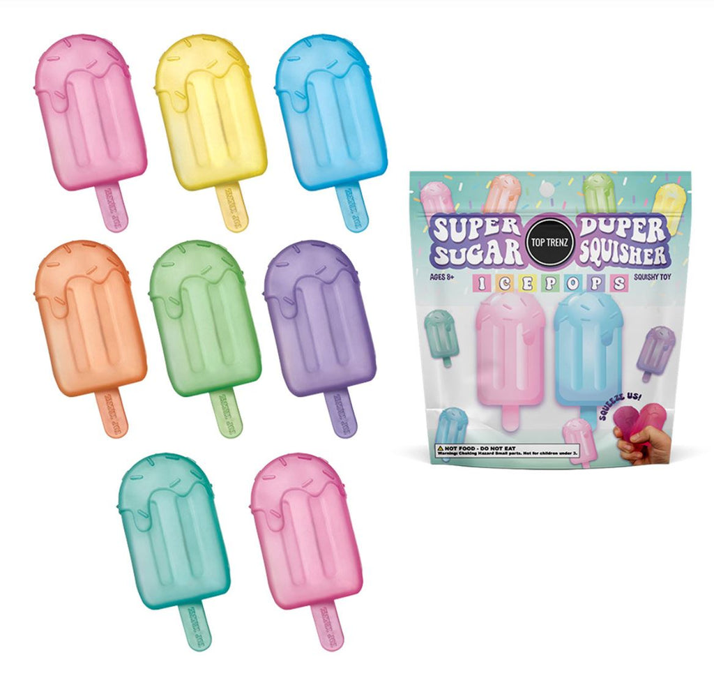 Super Duper Sugar Squisher - Mini Ice Pop 2 Pack Set Toys Top Trenz 