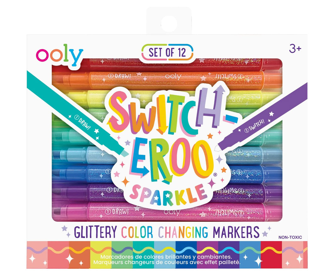 Switch-Eroo Sparkle Glittery Color Changing Markers markers OOLY 