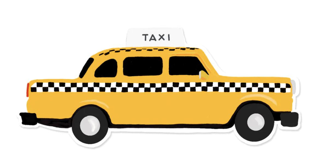 Taxi Sticker stickers Slightly Stationery 