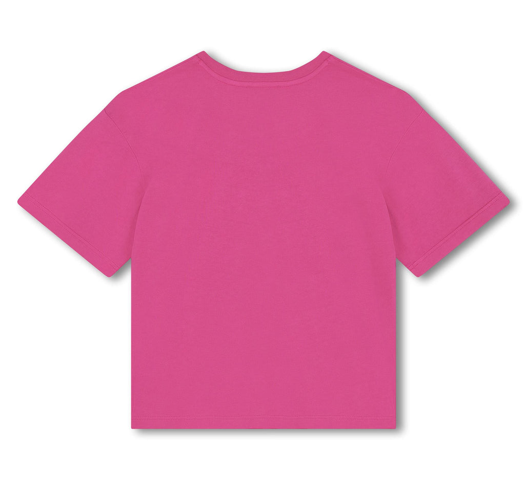 The Marc Jacobs Mini Me Pink Logo Tee Tops The Marc Jacobs 