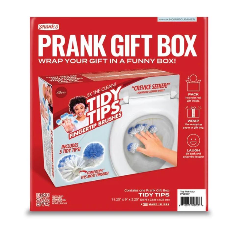 Tidy Tips-Prank Gift Box Prank and Gags Prank-O 