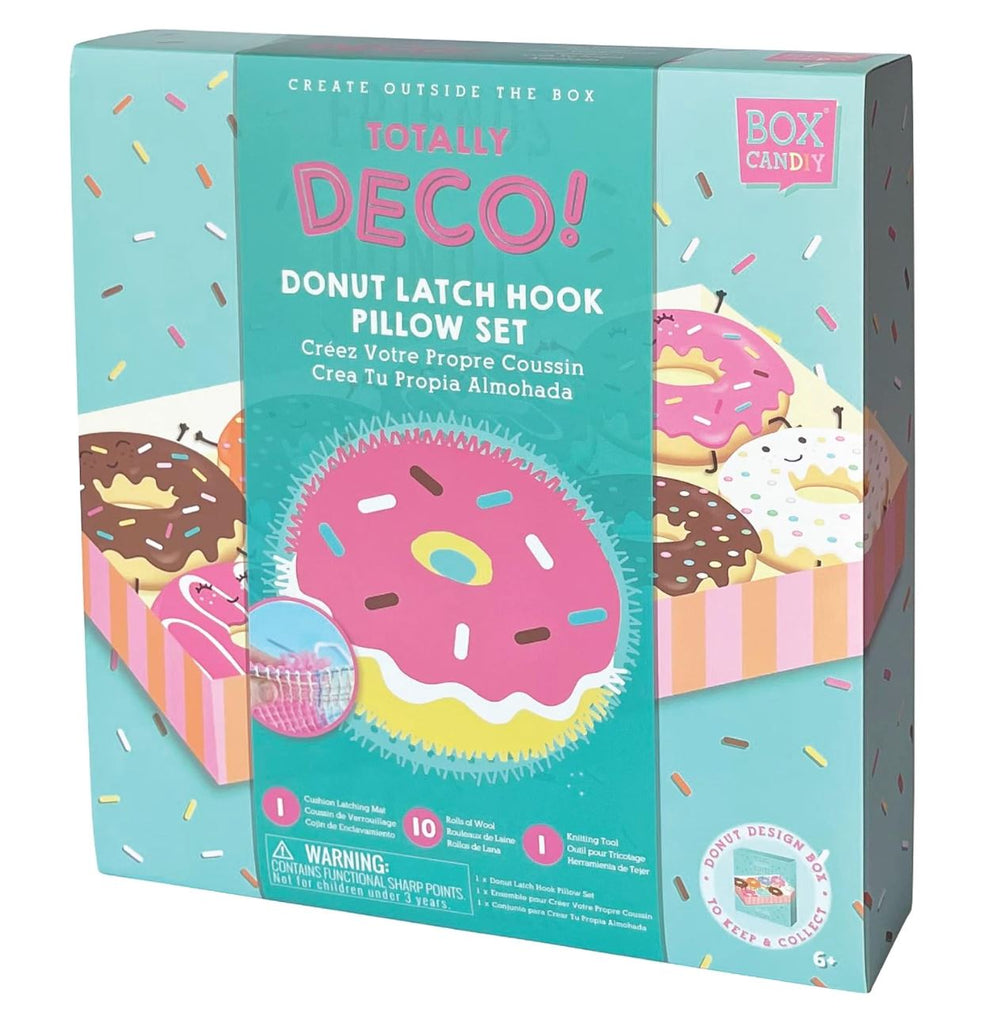 Totally Deco! Donut Latch Hook Pillow Kit