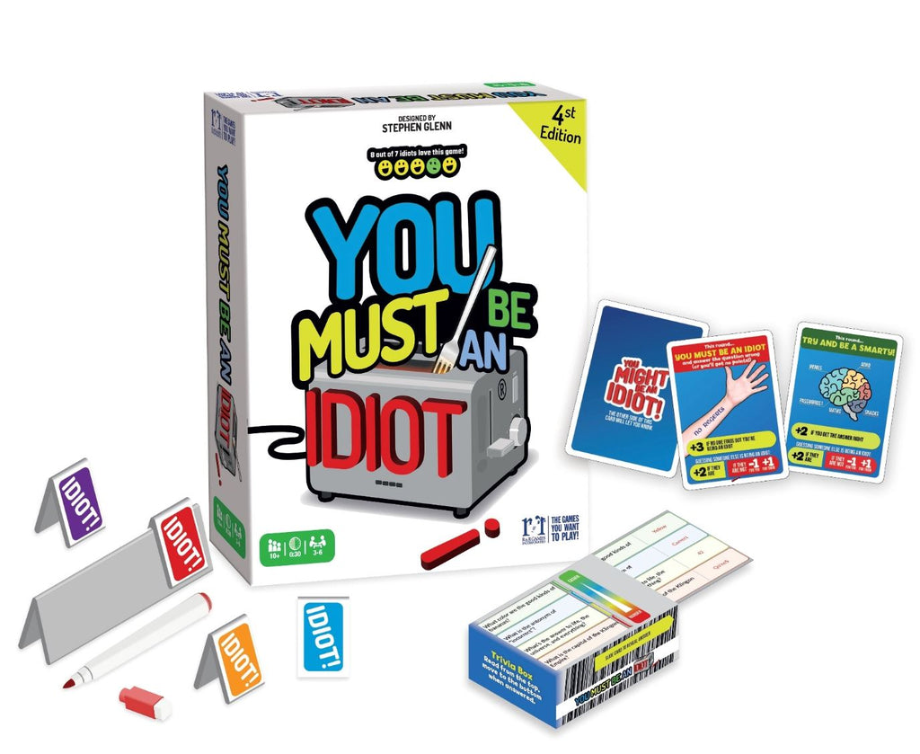 You Must Be An Idiot! Trivia Game Games R & R Games 