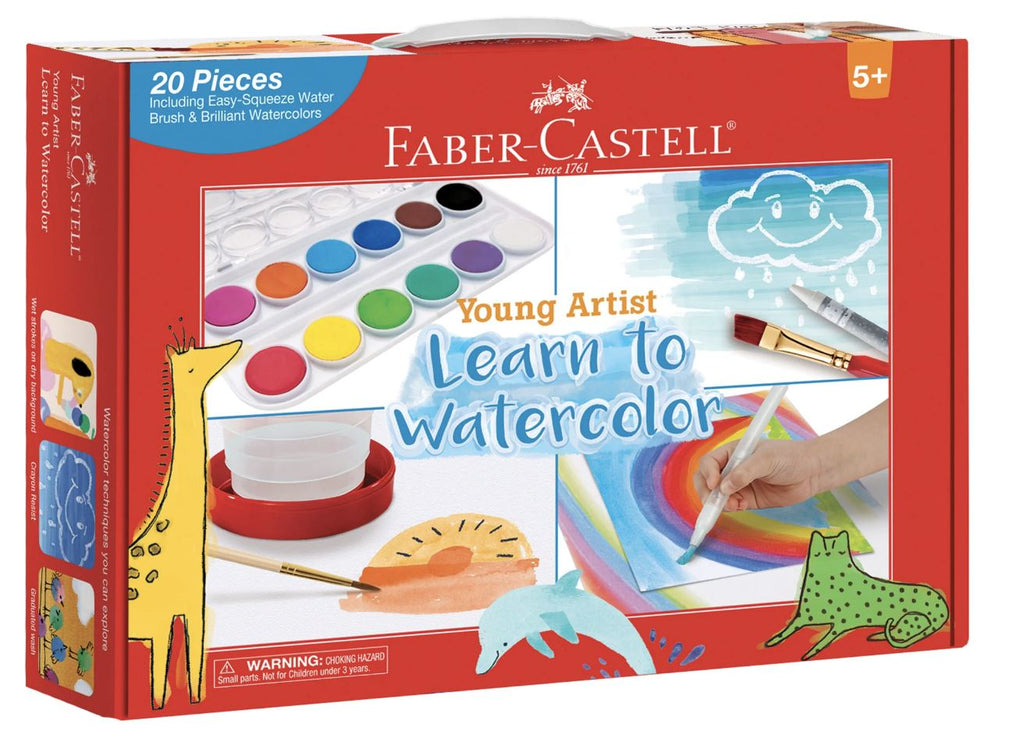 Young Artists Learn To Watercolor Arts & Crafts Faber Castell 