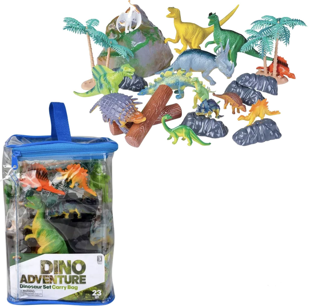 23 PC Dinosaur Bag Toys The Toy Network 