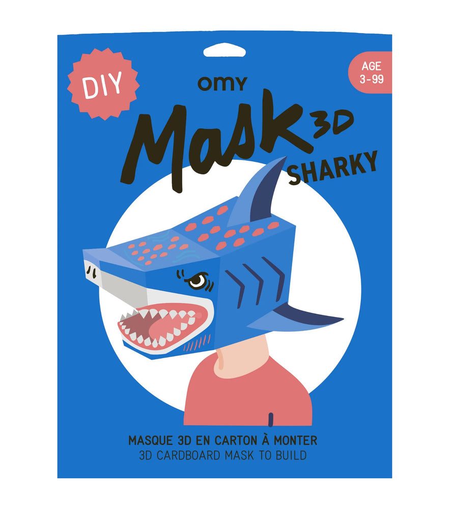 3D Shark Mask Arts & Crafts omy 