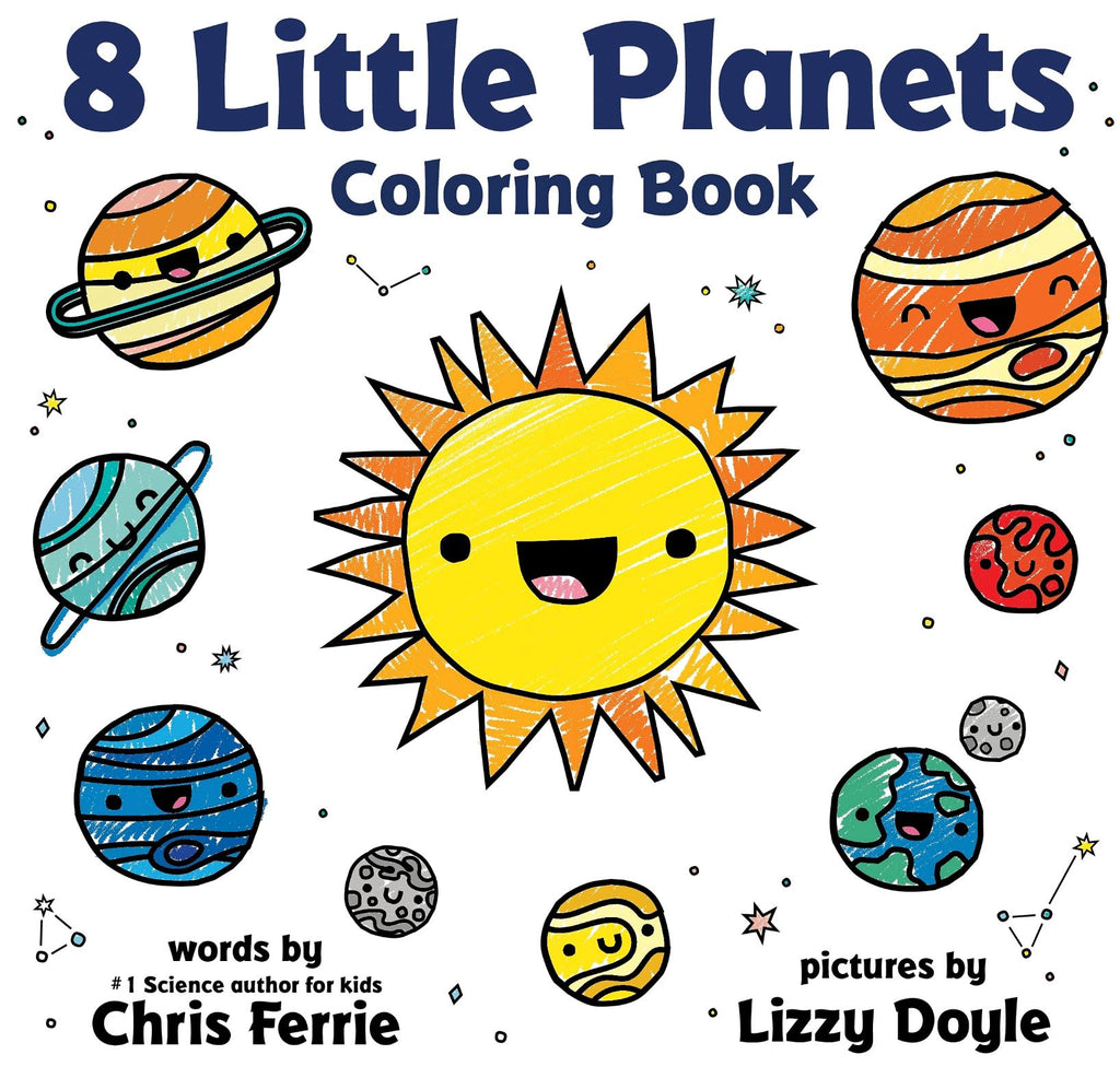 8 Little Planets Coloring Book books Sourcebooks 