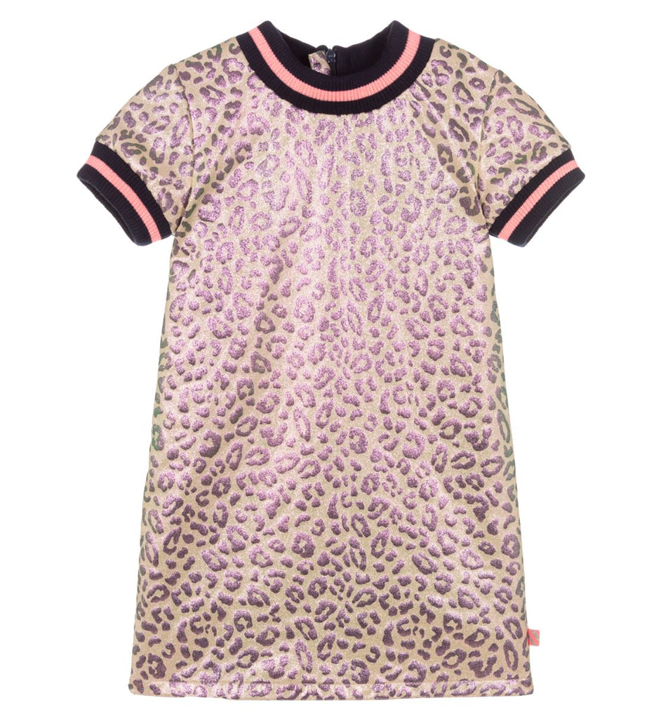 Billieblush Faux Leather Leopard Dress Dress Billieblush 