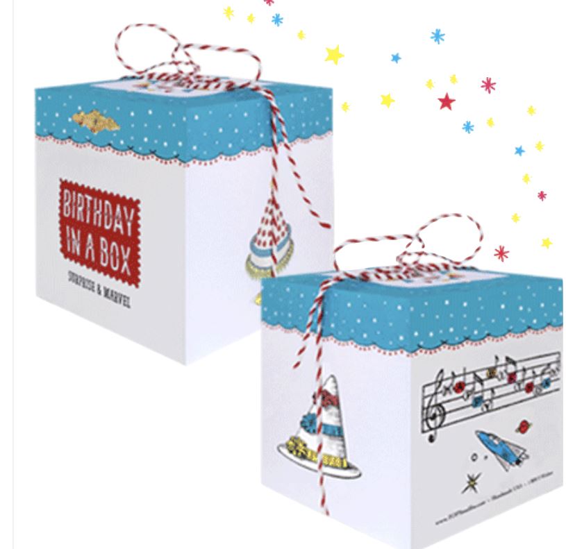 Birthday in a Box Fun! Tops Malibu 