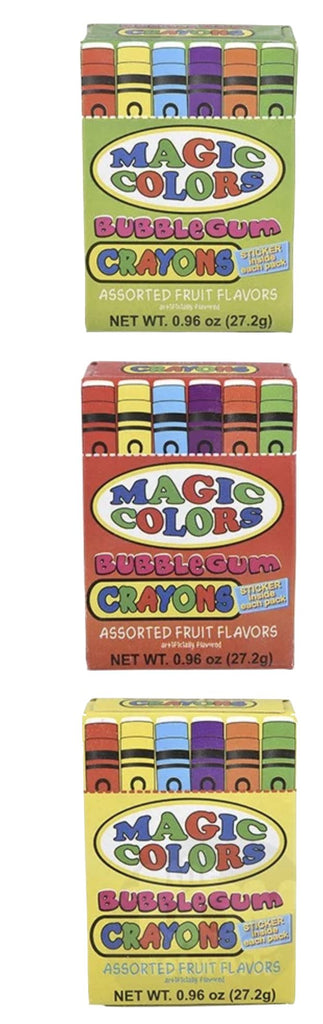 Bubble Gum Crayons Candy The Toy Network 