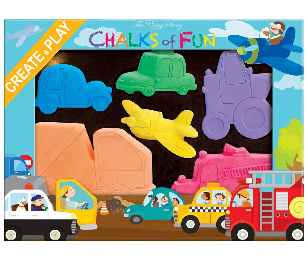 Cars & Trucks Chalks of Fun Arts & Crafts The Piggy Story 
