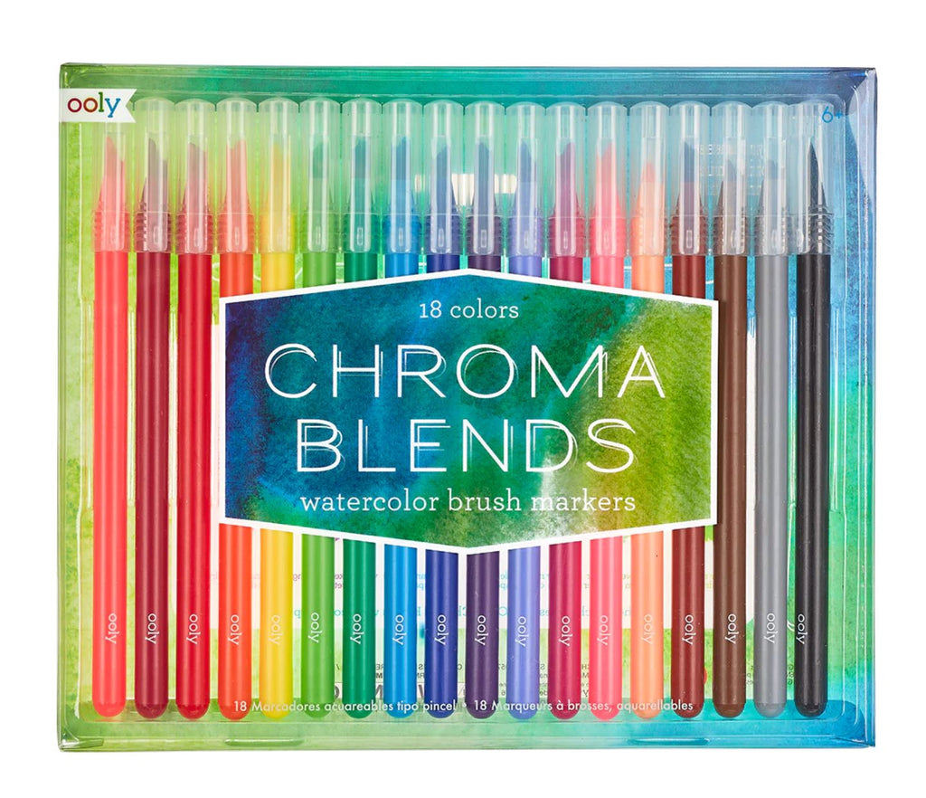 Chroma Blends Watercolor Brush Markers markers OOLY 