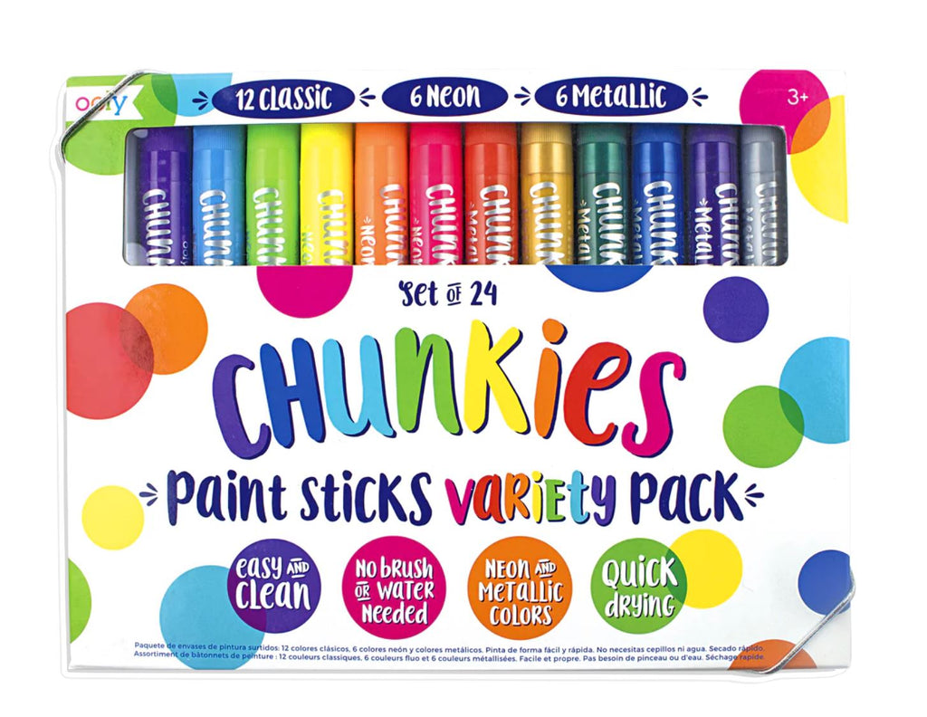 Chunkies Paint Sticks-Set of 24 Arts & Crafts OOLY 