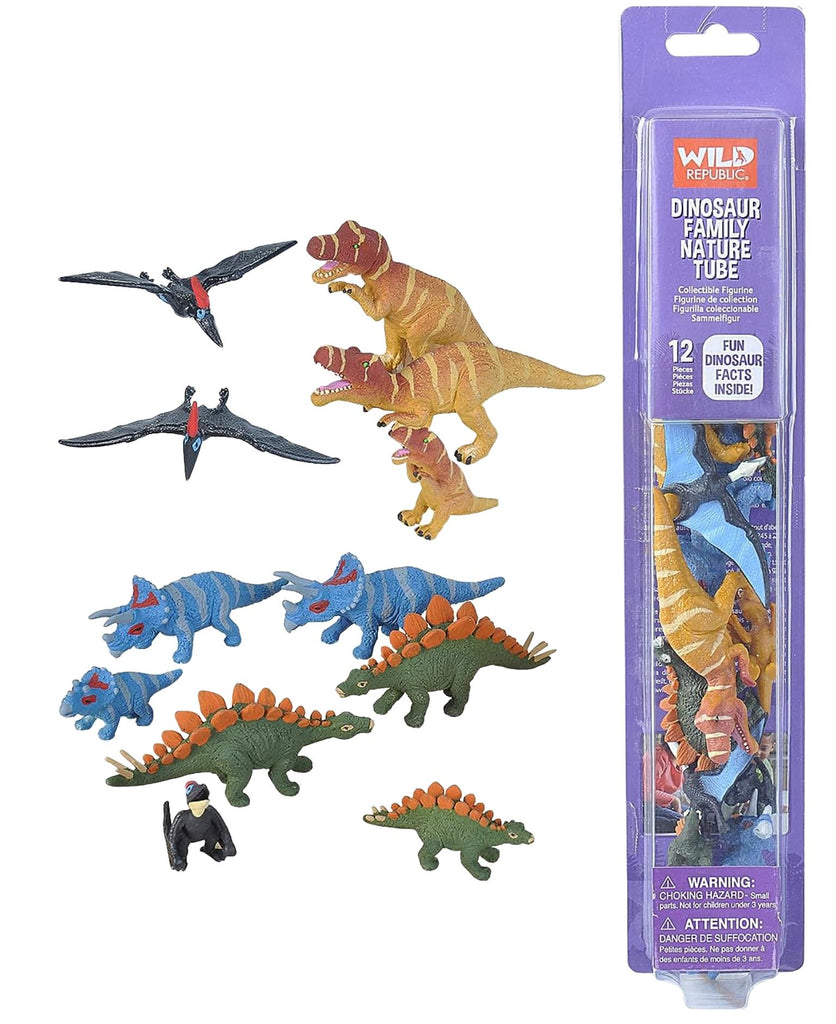 Dinosaur Family Nature Tube Toys Wild Republic 
