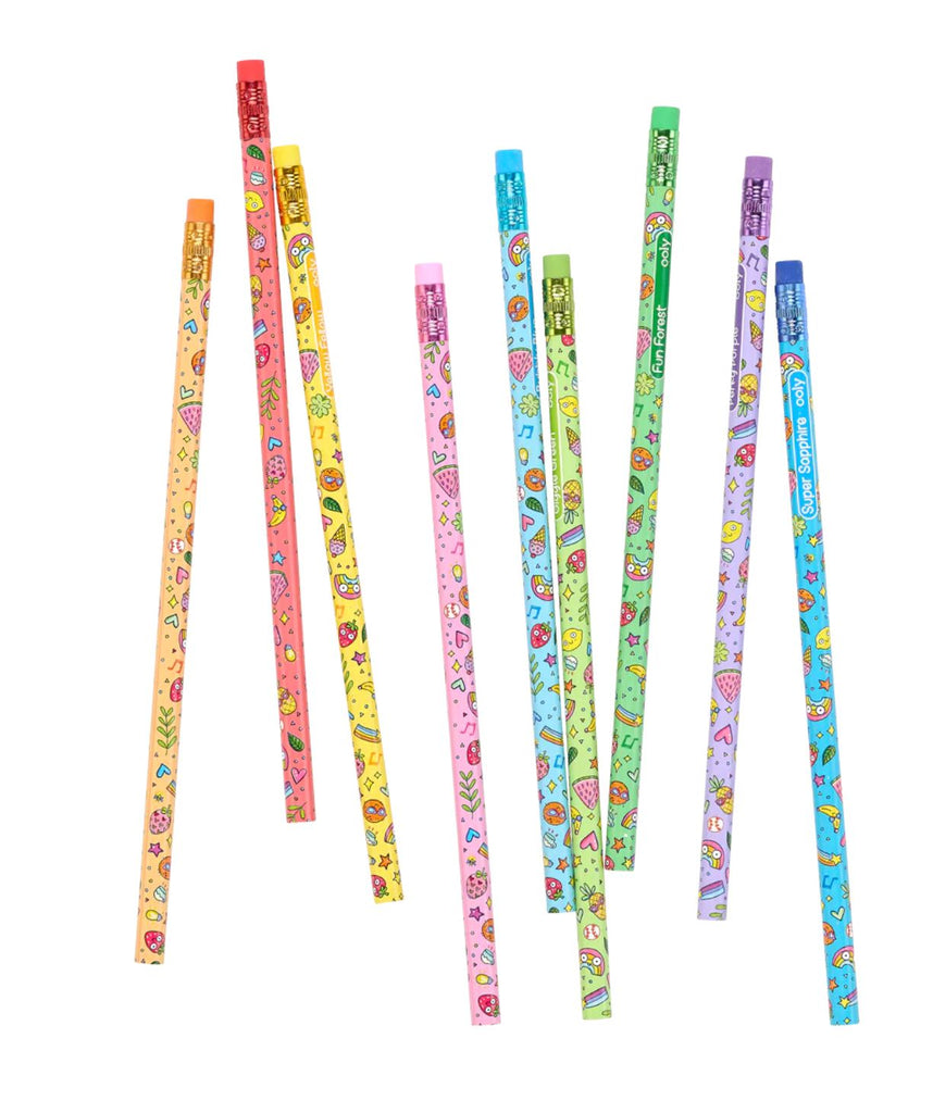 Fruity Scented Erasable Color Pencils - Set of 12 Color Pencils OOLY 
