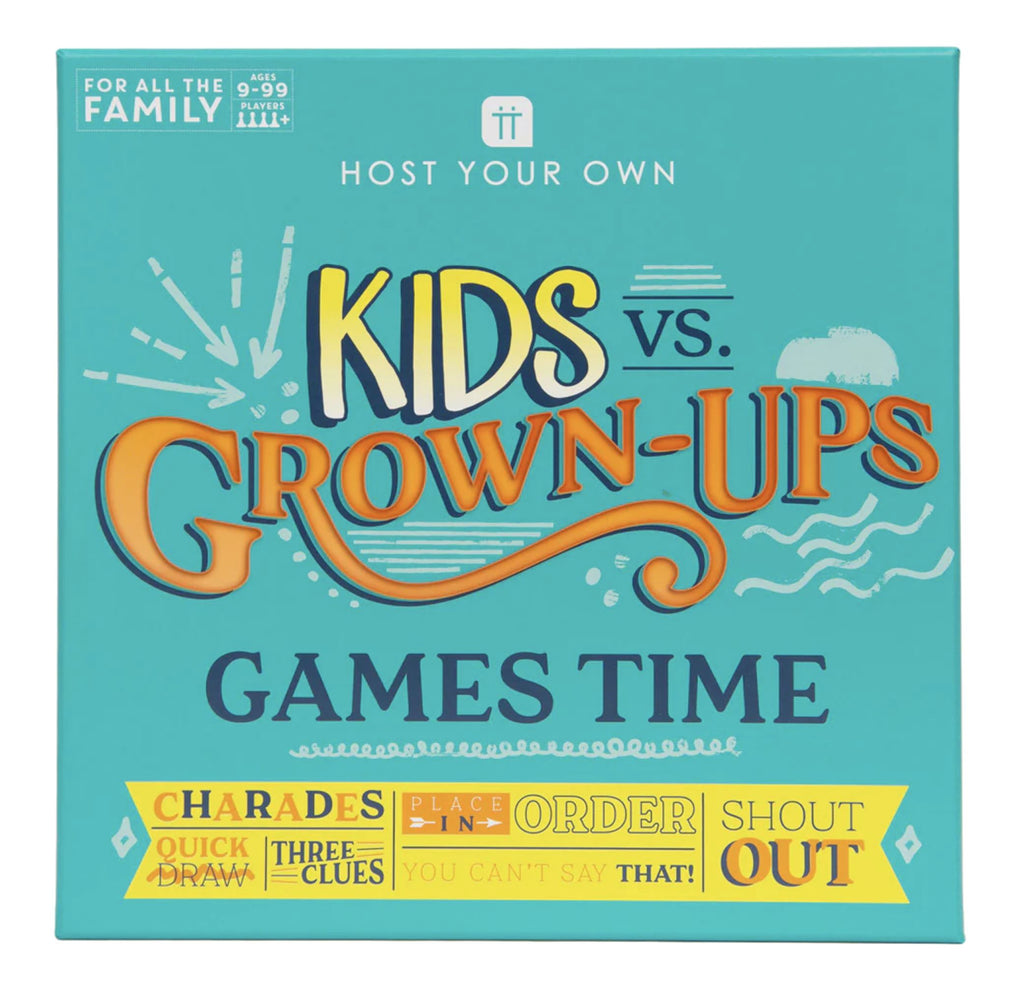 Host Your Own Kids vs Adults Party Board Game Games Talking Tables 