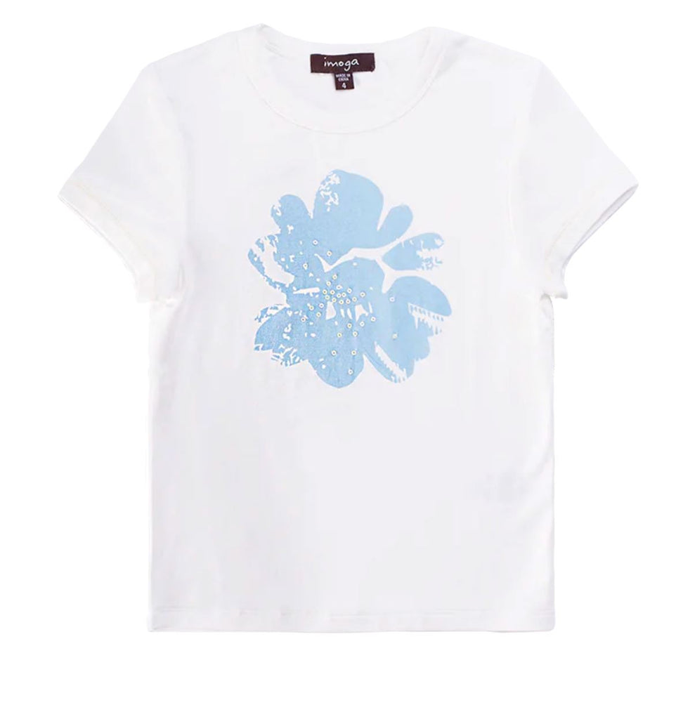Imoga Flower Cream Shirt Shirt Imoga 
