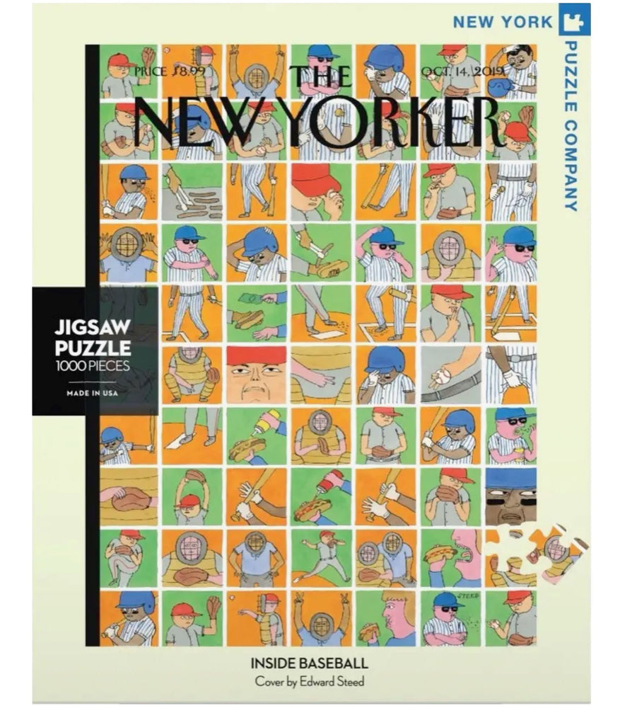 Inside Baseball Puzzle FUN! New York Puzzle Co. 