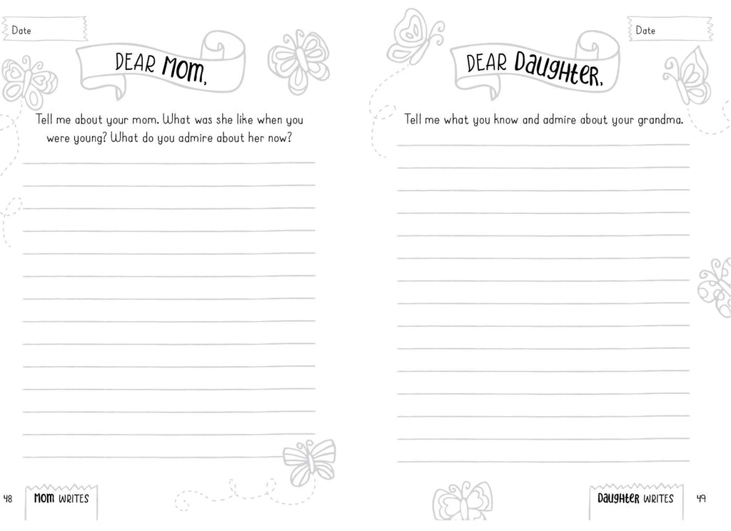 Love, Mom and Me: A Mother and Daughter Keepsake Journal books Sourcebooks 