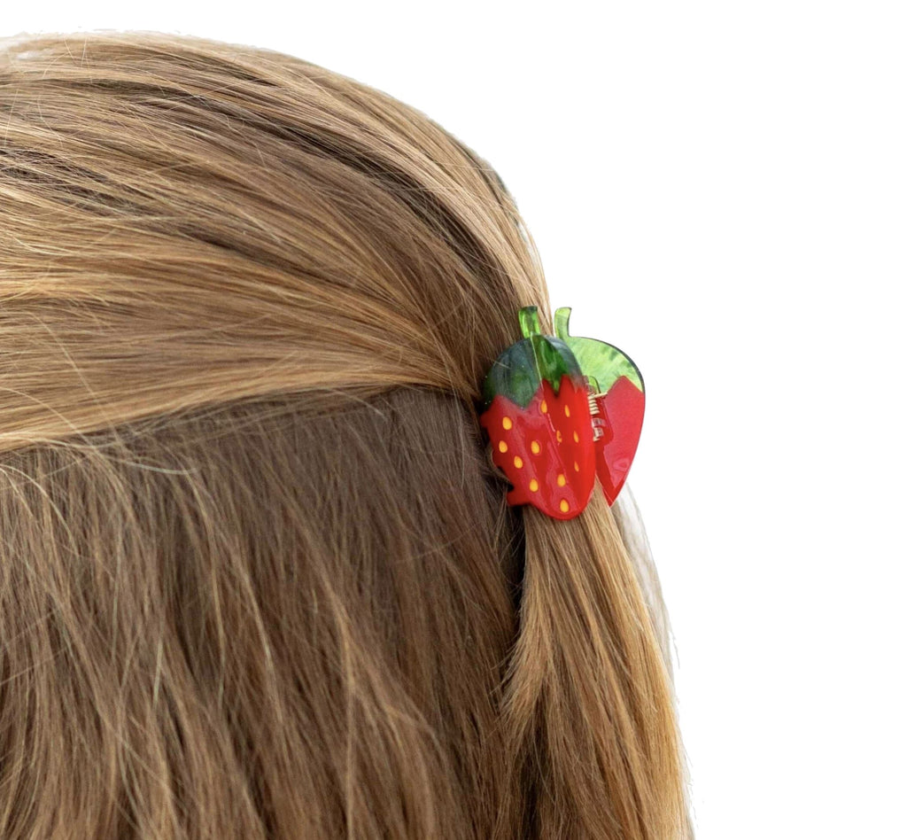 Mini Strawberry Hair Clip Hair Clip Jenny Lemons 