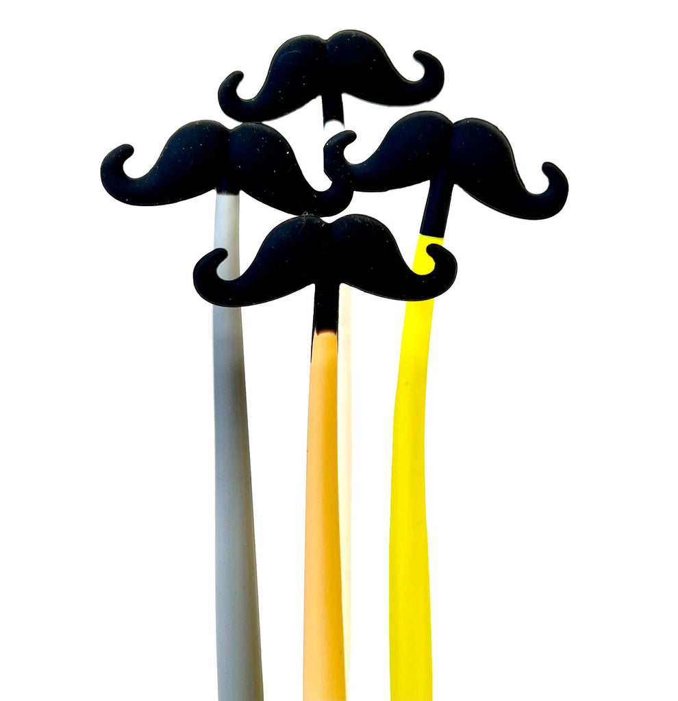 Mustache Wiggle Gel Pen novelty BC USA 