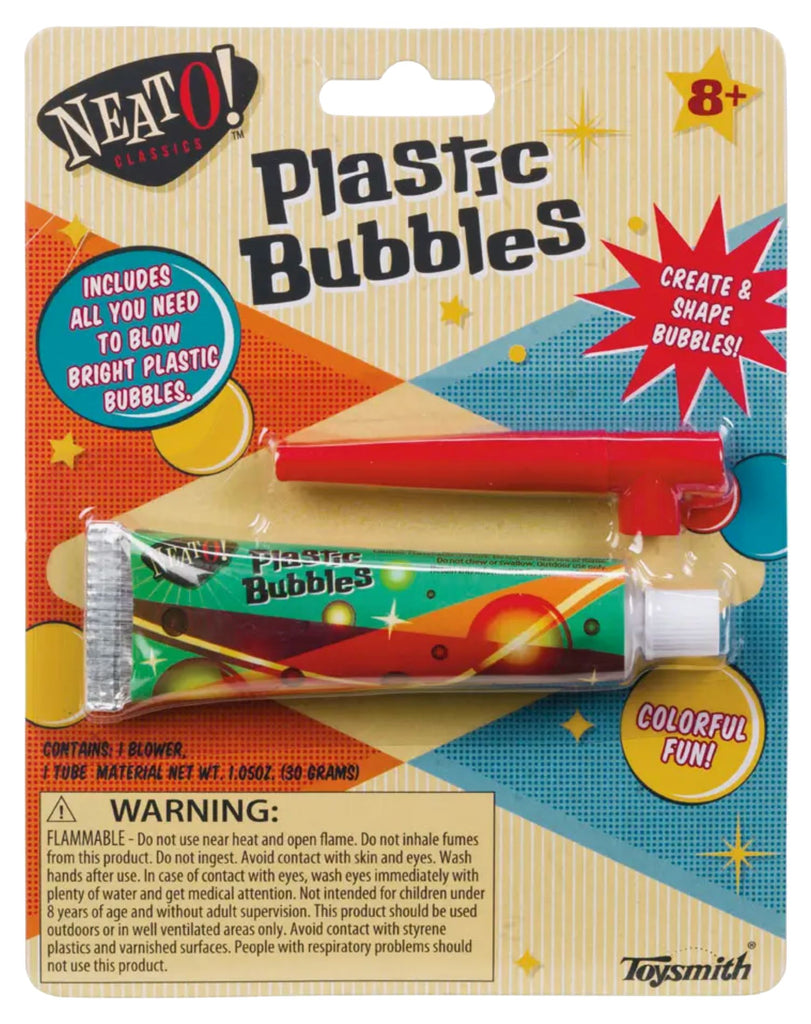 Neato! Plastic Bubbles Fun! Toysmith 
