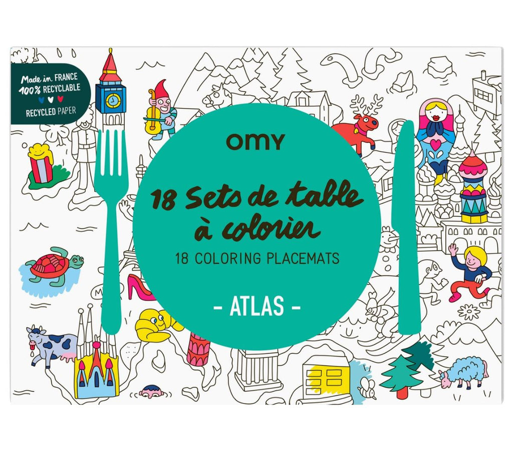 OMY Atlas Placemats Arts & Crafts omy 