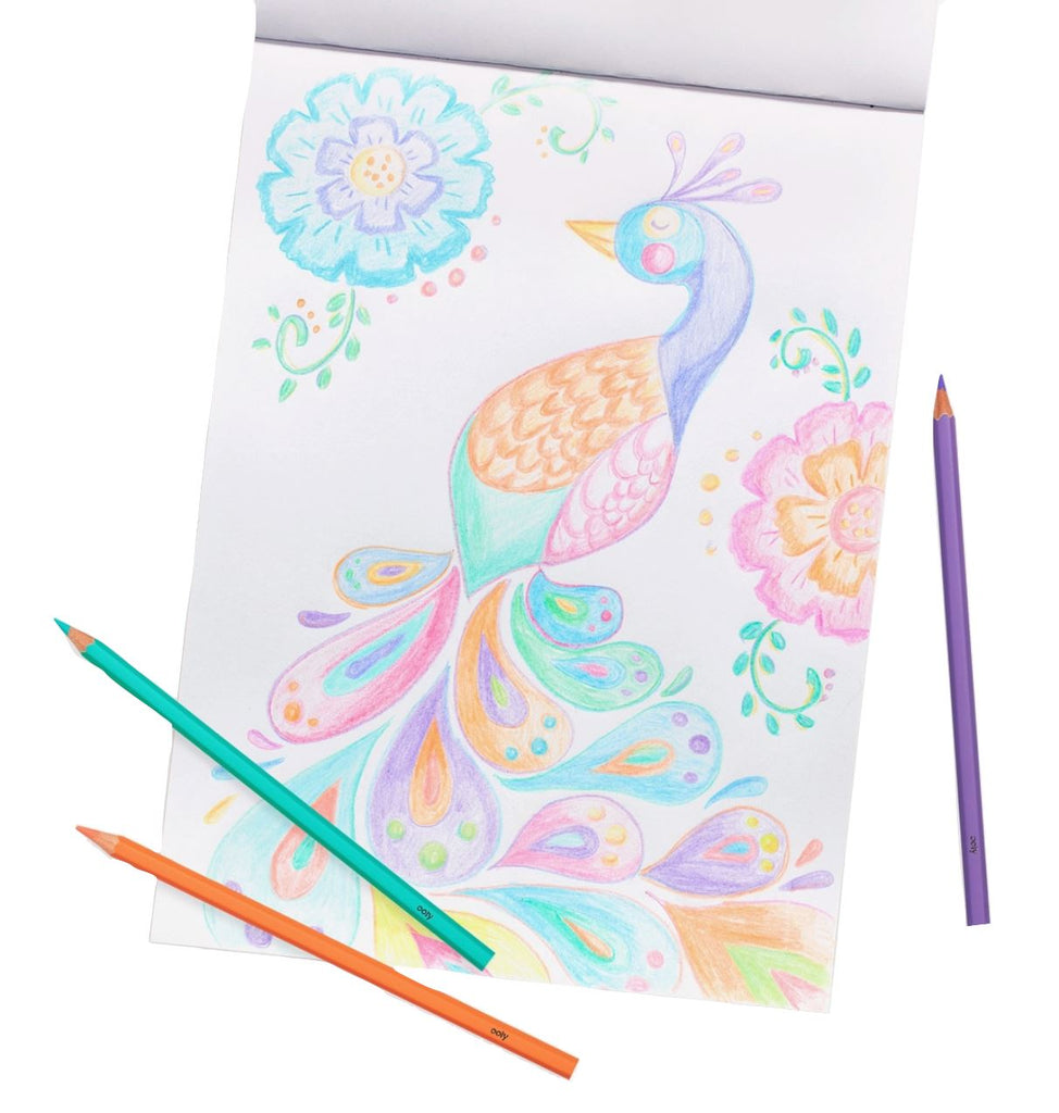 Pastel Hues Colored Pencils 24 pk Arts & Crafts OOLY 