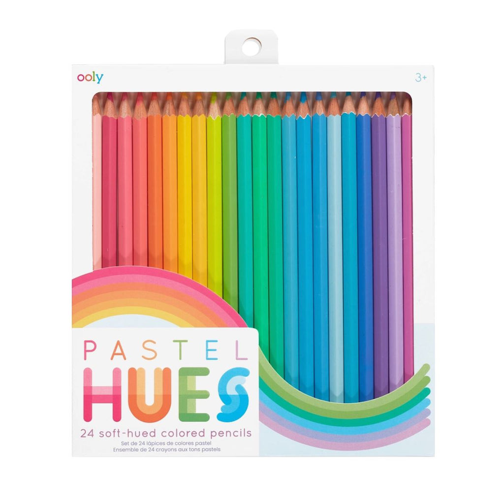 Pastel Hues Colored Pencils 24 pk Arts & Crafts OOLY 
