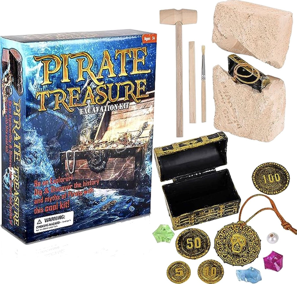 Pirate Treasure Excavation Kit Toys The Toy Network 