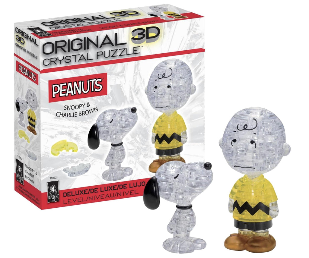 Snoopy & Charlie Brown 3D Crystal Puzzle puzzle University Games 