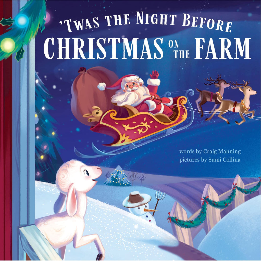 'Twas The Night Before Christmas On The Farm books Sourcebook 
