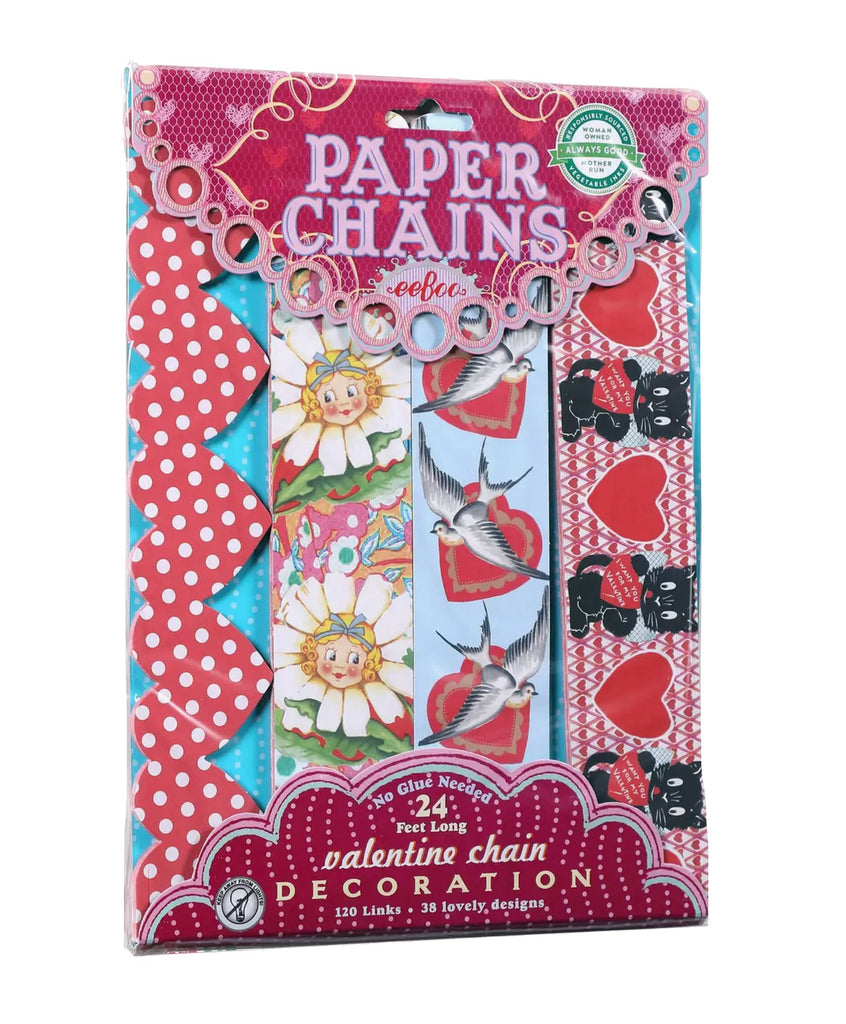 Valentine Paper Chain Arts & Crafts eeBoo 