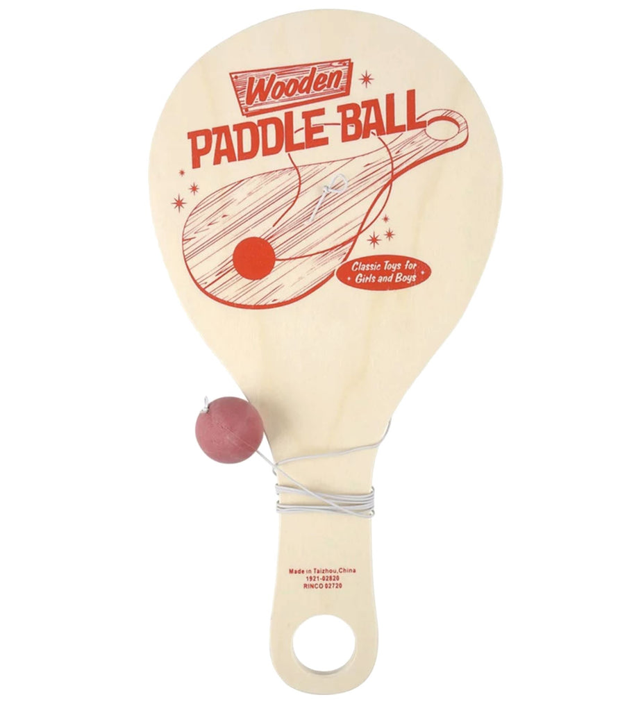 Wooden Paddle Ball Toys The Toy Network 